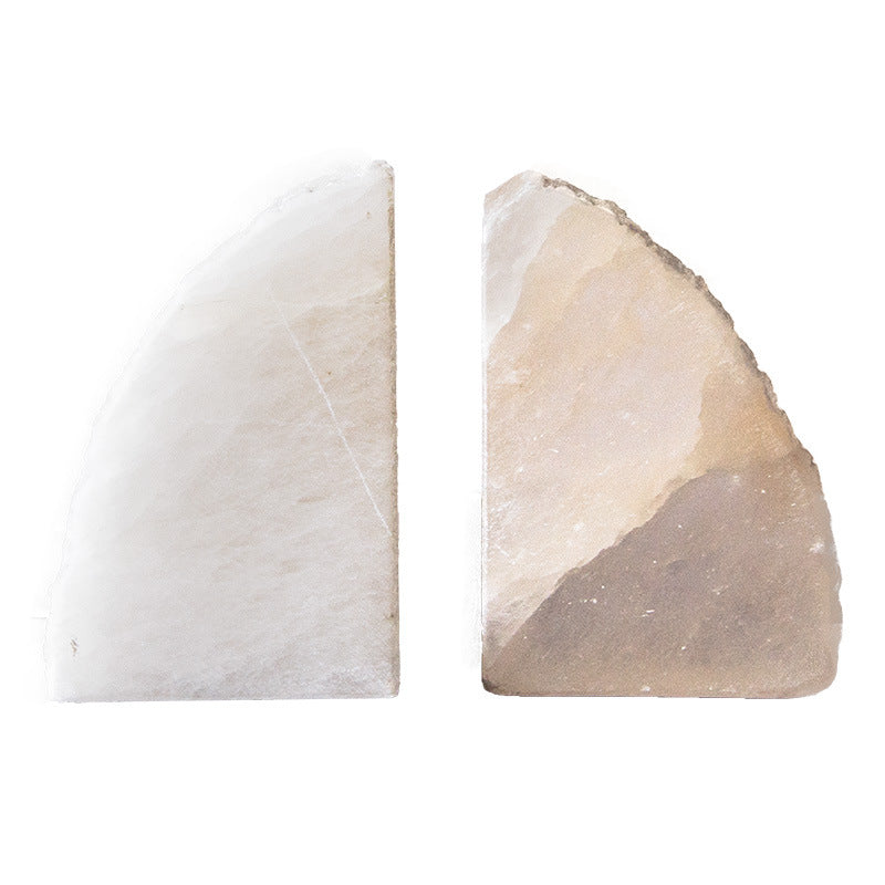 Selenite Rough Polished Bookend Ornaments