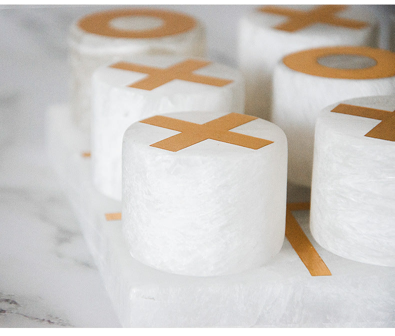 Selenite Chessboard Home Ornaments