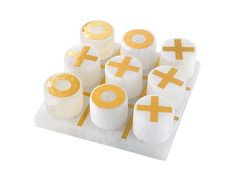 Selenite Chessboard Home Ornaments