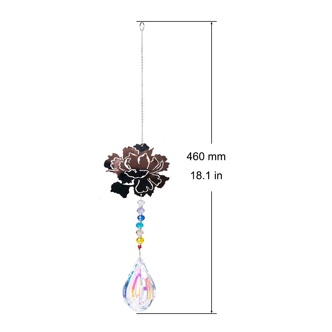 Bird Tree Moon Flower Slice Pendant Suncatcher Ornaments