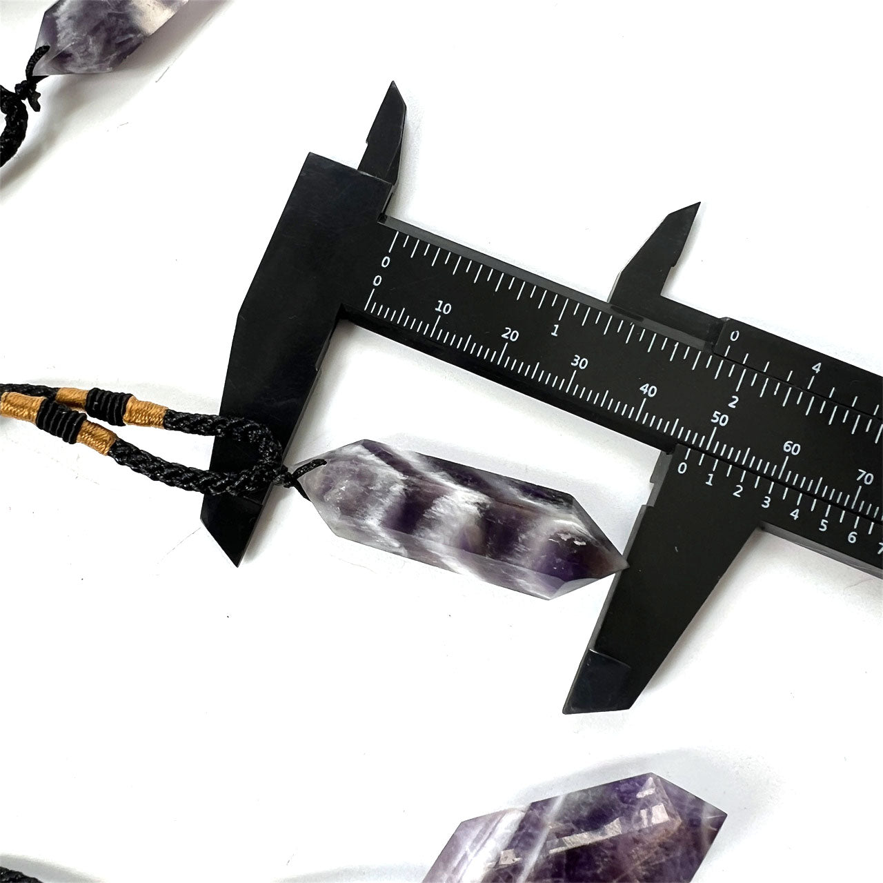Dream Amethyst Double Point Pendants