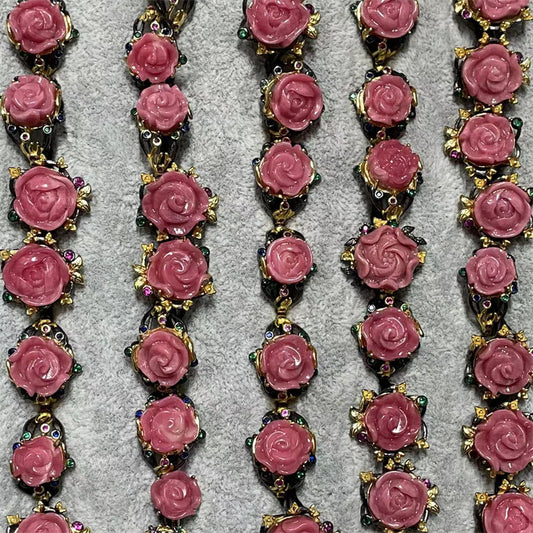 Rhodonite Rings
