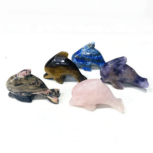 Crystal Gemstone Dolphin 2 Inch /2.5 Inch