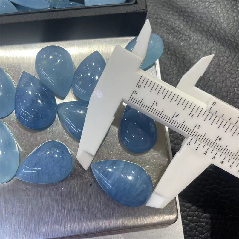 Water Drop Aquamarine Pendants