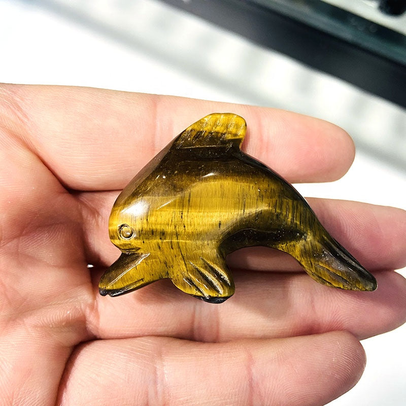 Crystal Gemstone Dolphin 2 Inch /2.5 Inch
