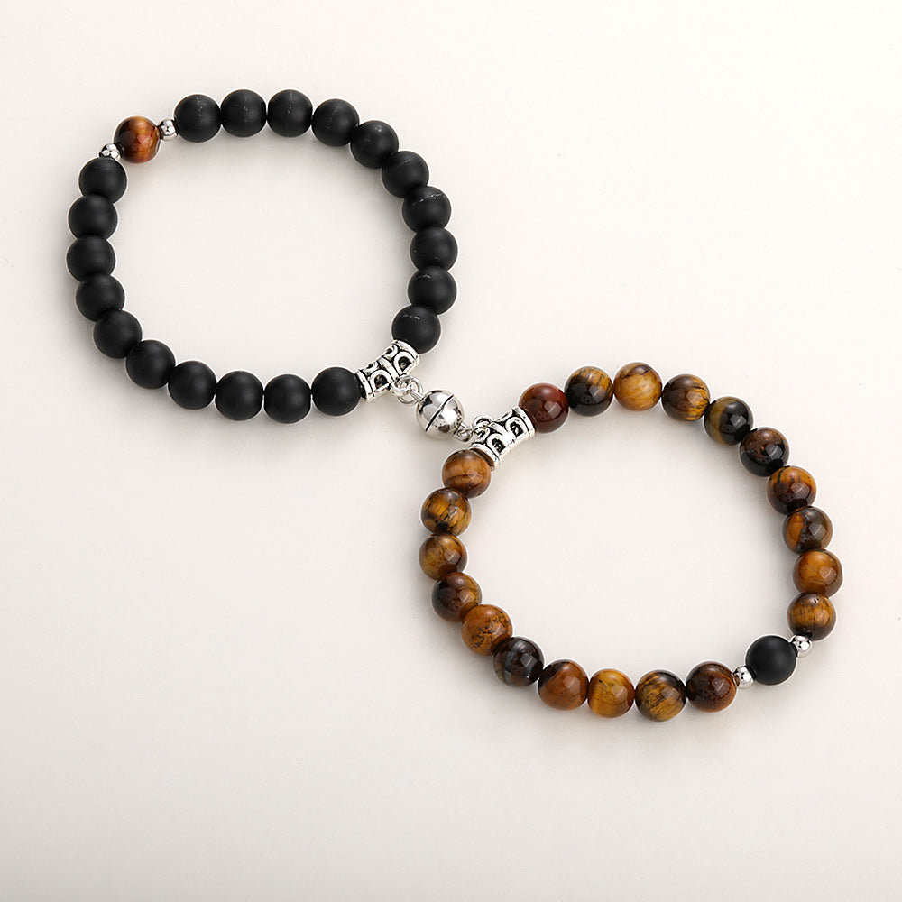 Couple Lovers Magnetic Attraction Double Bracelets