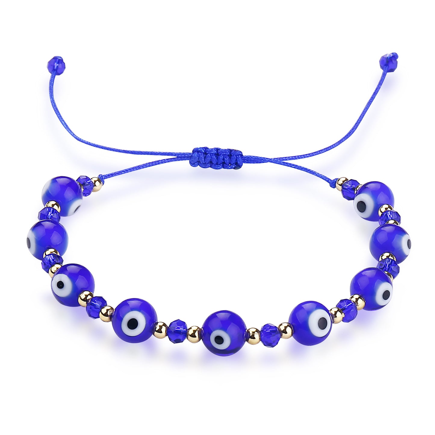 Evil Eye Adjustable Bead Bracelets
