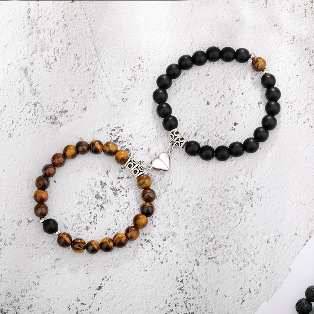 Couple Lovers Magnetic Attraction Double Bracelets