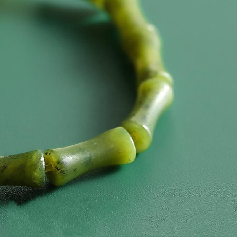 Bamboo Style Peridot Ethnic Style Bracelets