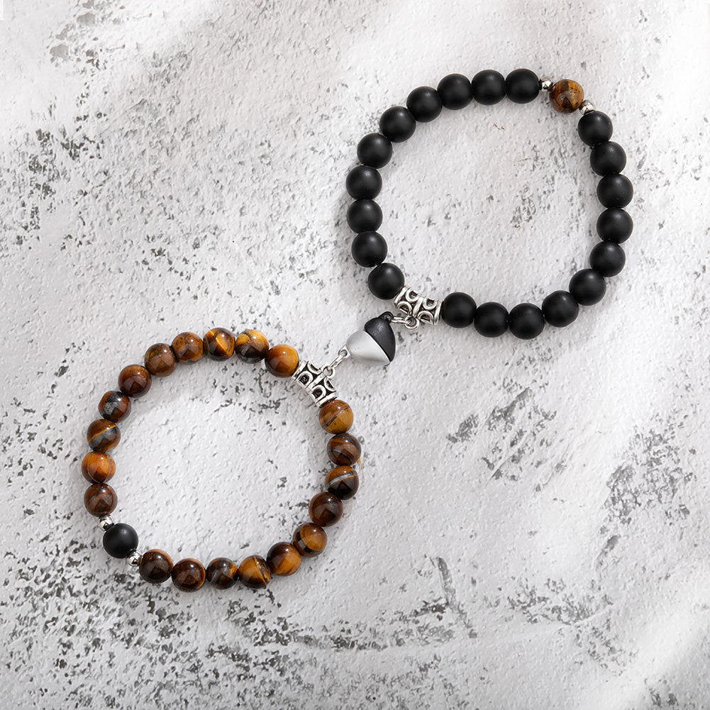Couple Lovers Magnetic Attraction Double Bracelets