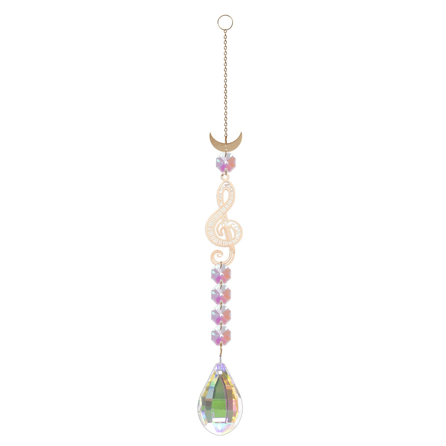 Metal Slice Colorful Pendant Suncatcher Ornaments