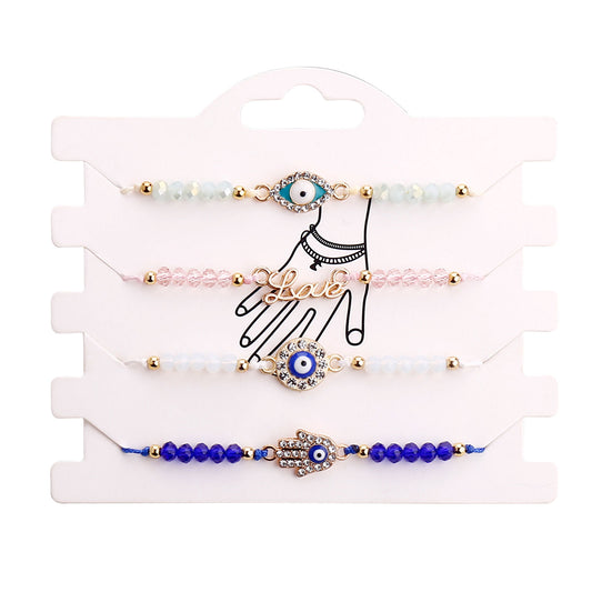 Evil Eye 4 Styles of Bead Jewelry Bracelets