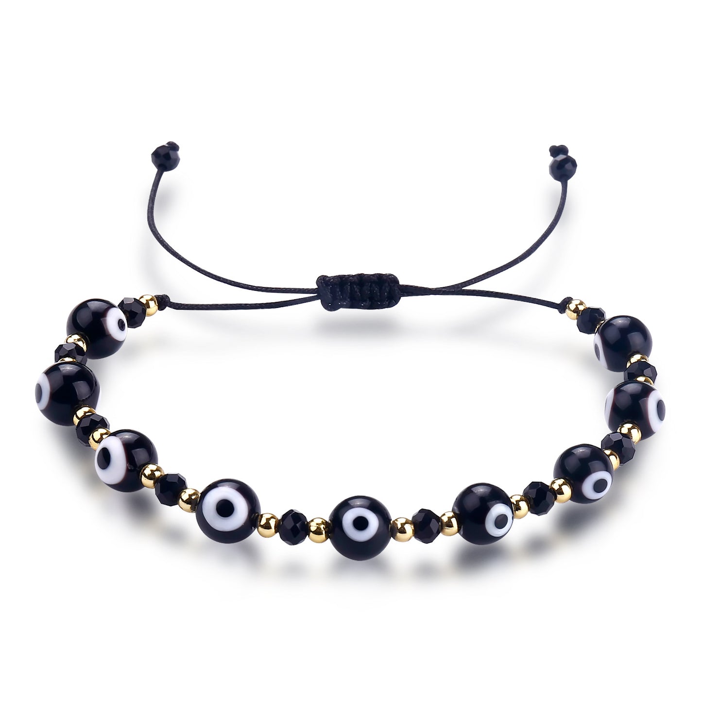 Evil Eye Adjustable Bead Bracelets