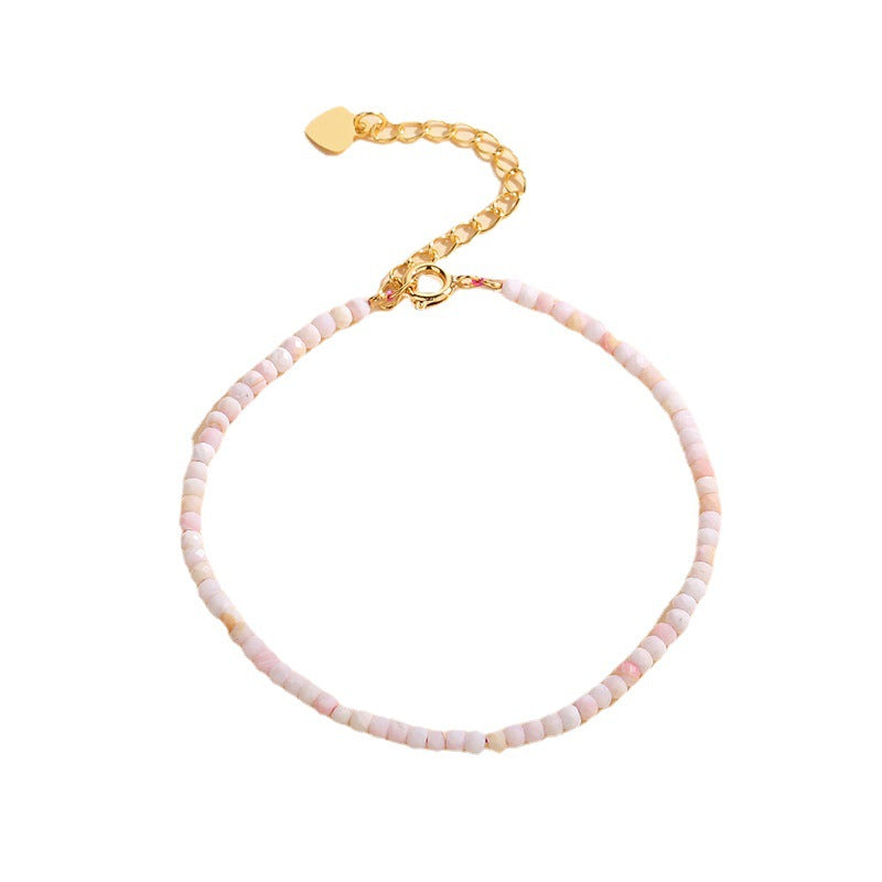 Queen Shell Rouge 2.5mm Facet Bracelets