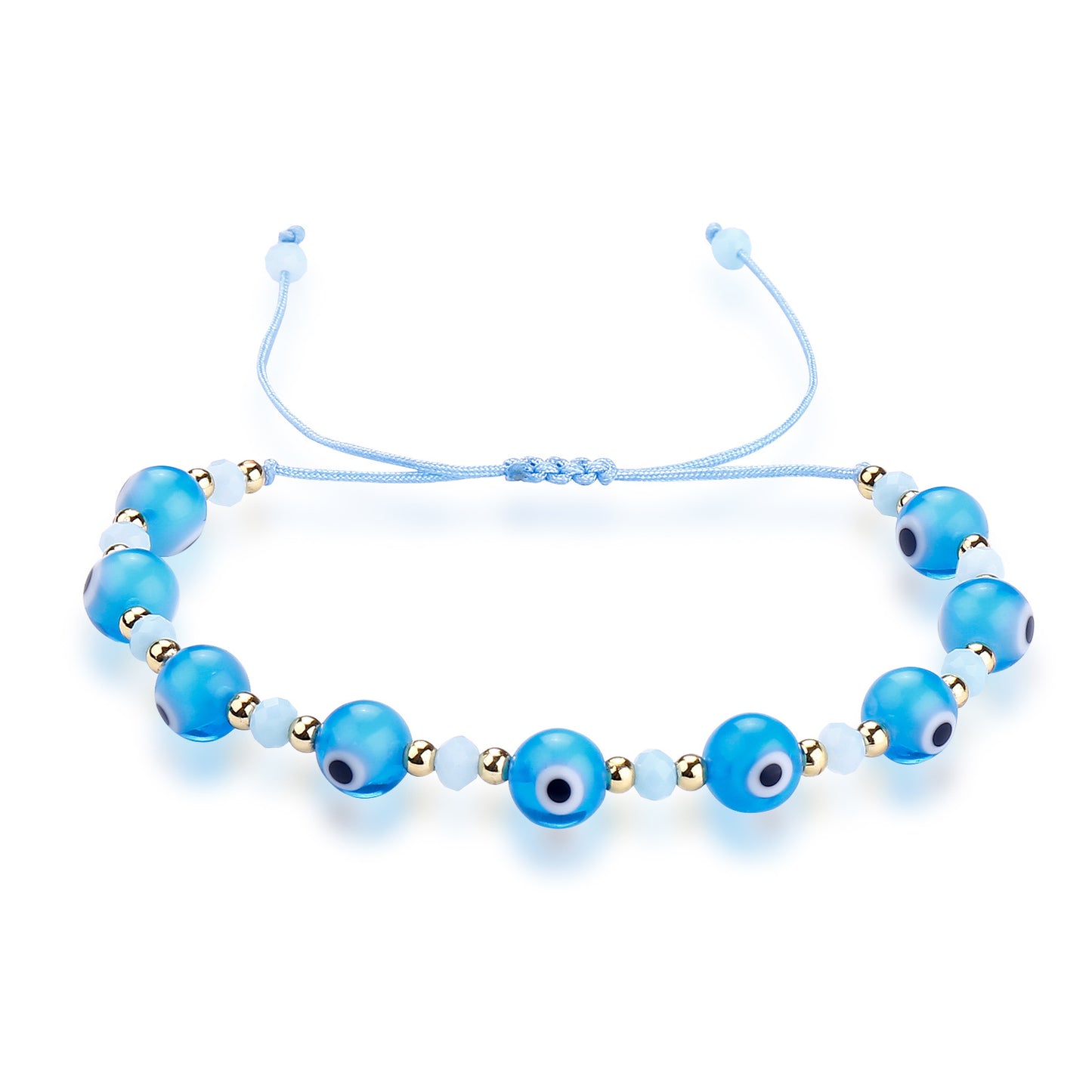 Evil Eye Adjustable Bead Bracelets