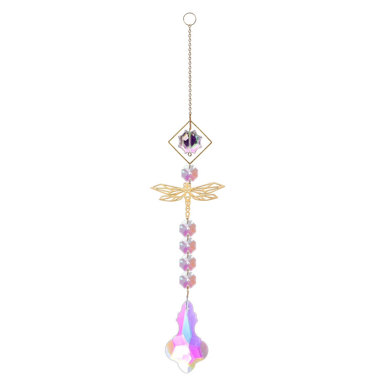Metal Slice Colorful Pendant Suncatcher Ornaments