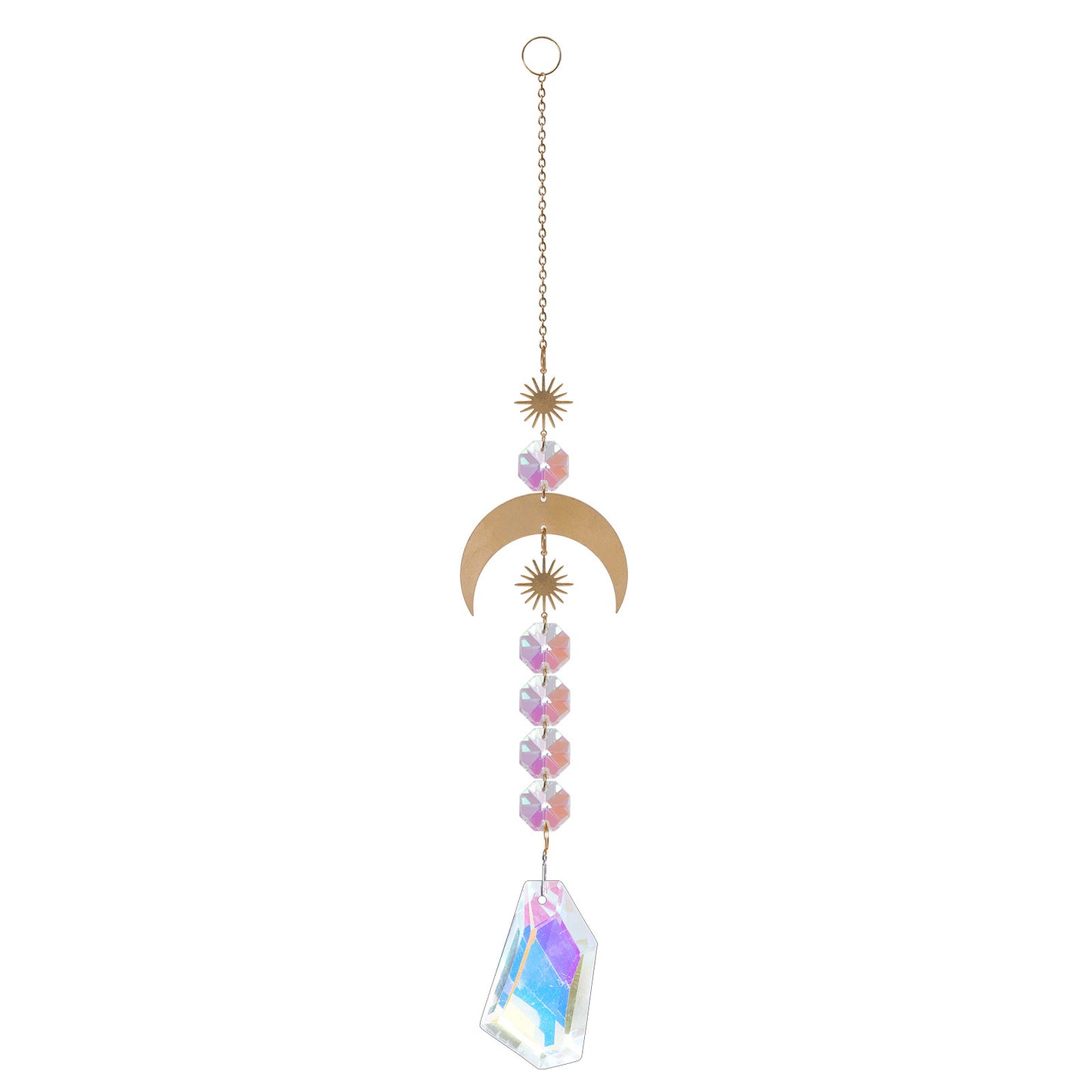 Metal Slice Colorful Pendant Suncatcher Ornaments