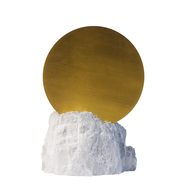 Cooper Glass Rough Selenite Stand Sunrise Ornaments