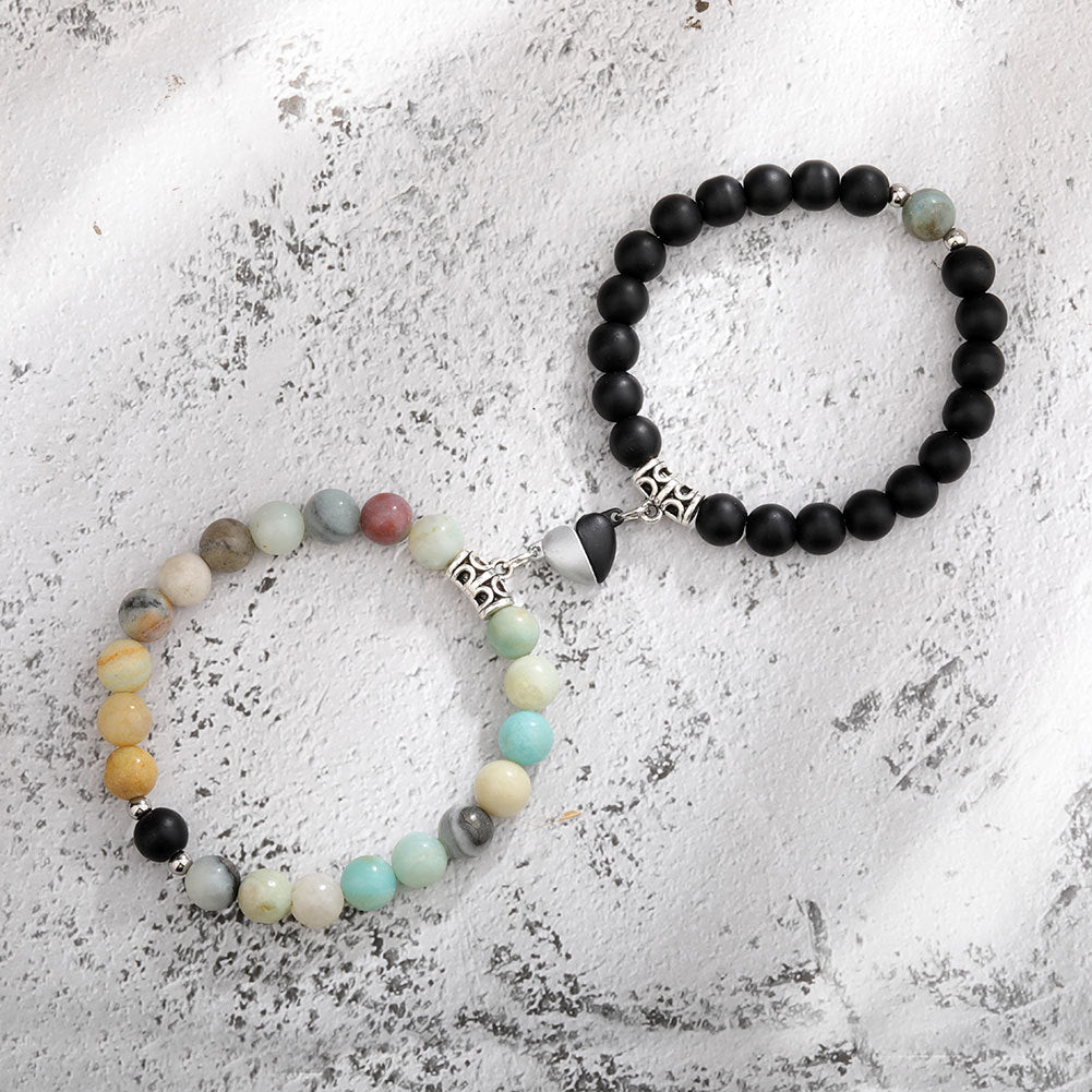 Couple Lovers Magnetic Attraction Double Bracelets
