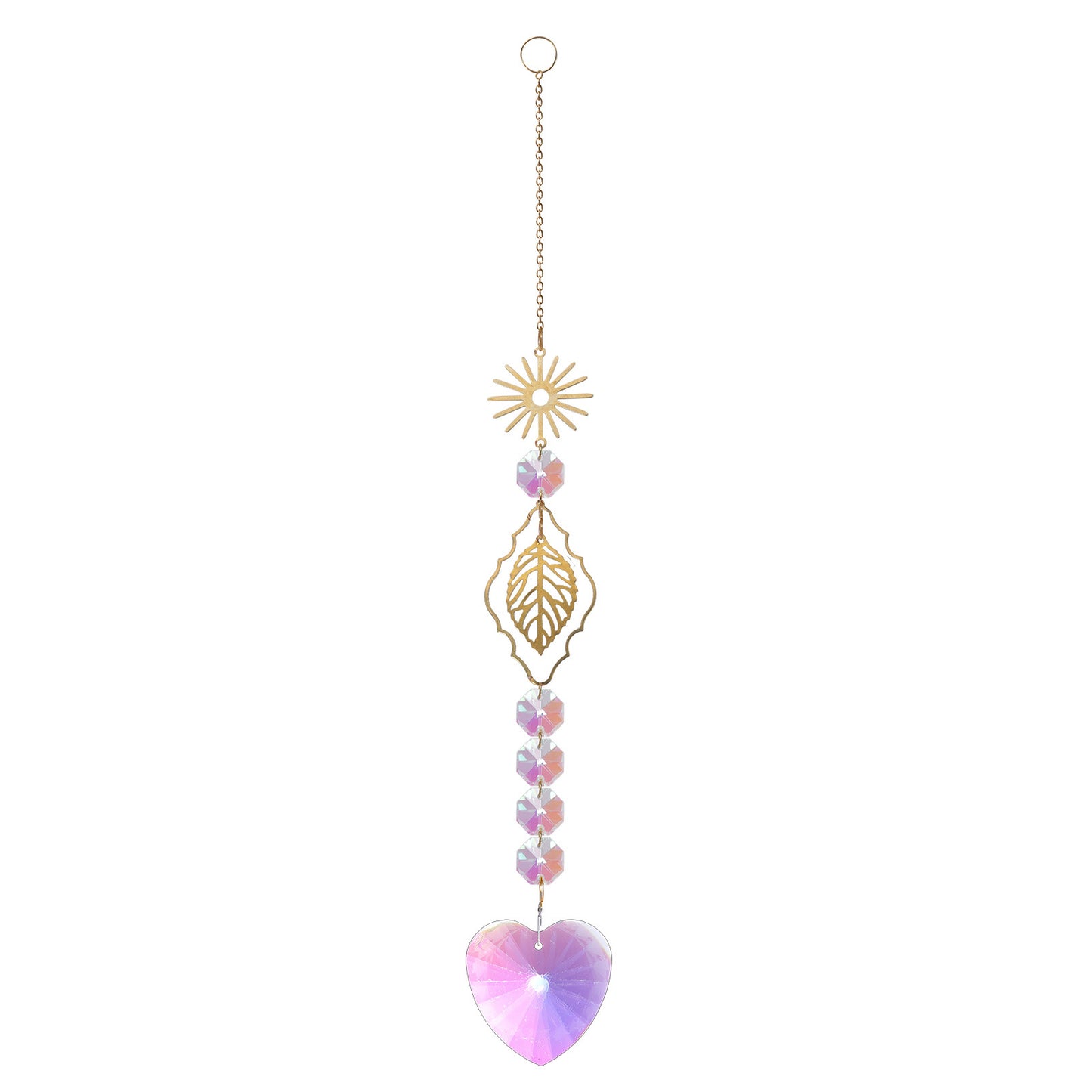 Metal Slice Colorful Pendant Suncatcher Ornaments