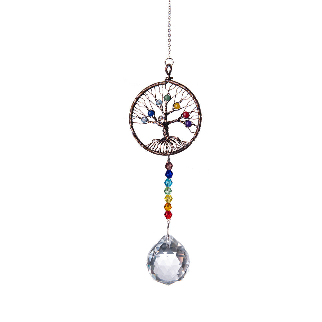 7 Chakra Life Tree Suncatcher Ornaments