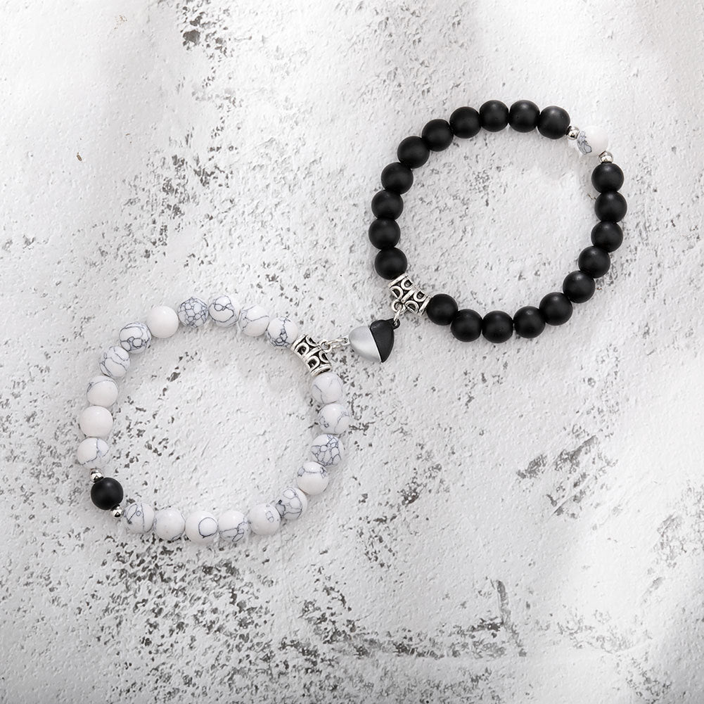 Couple Lovers Magnetic Attraction Double Bracelets