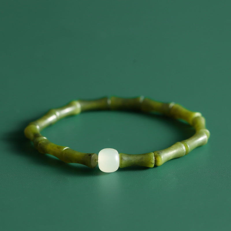 Bamboo Style Peridot Ethnic Style Bracelets