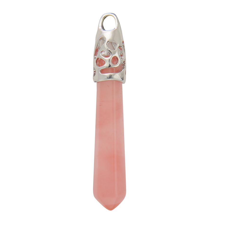 Natural Crystal Pendulum Pendants for Necklace