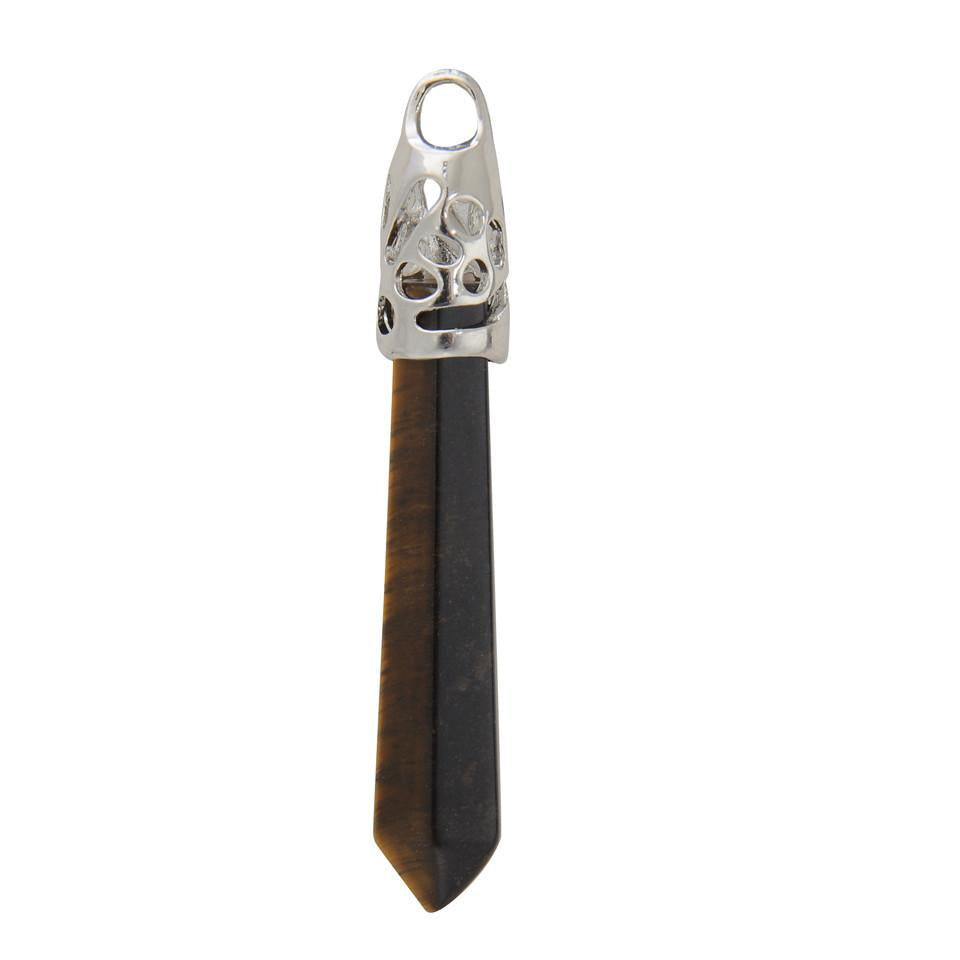 Natural Crystal Pendulum Pendants for Necklace