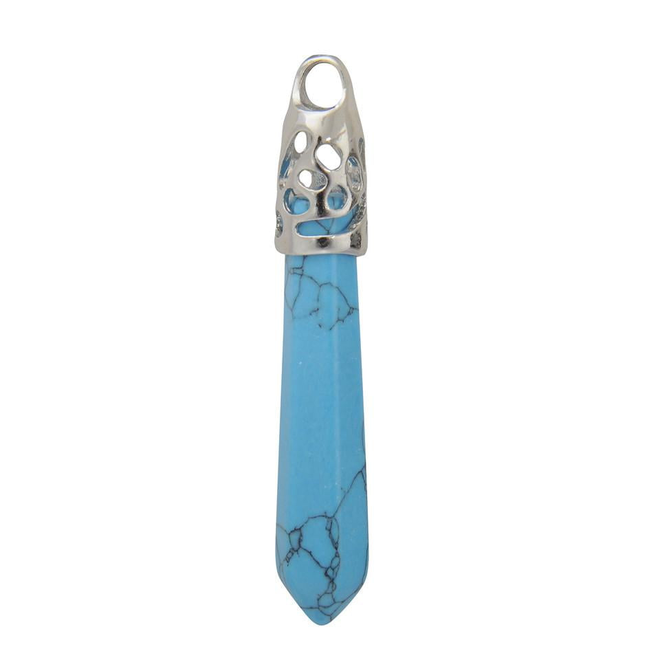 Natural Crystal Pendulum Pendants for Necklace