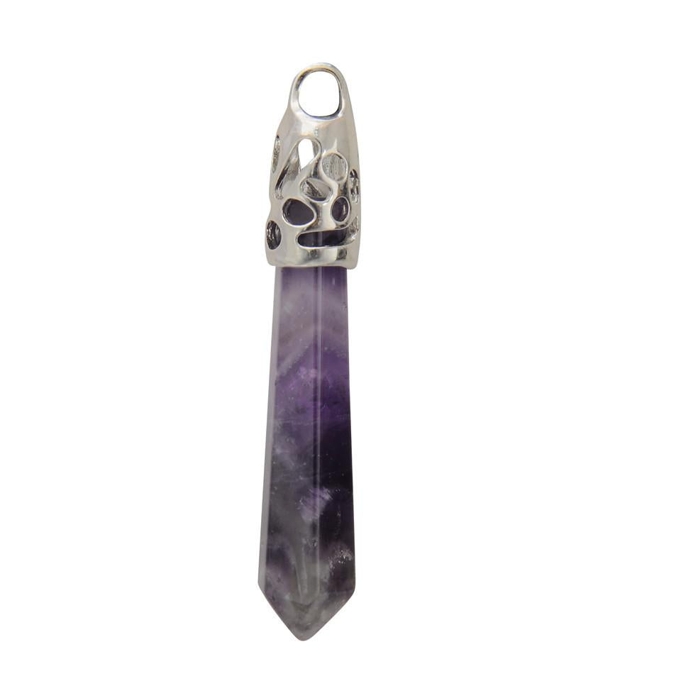 Natural Crystal Pendulum Pendants for Necklace