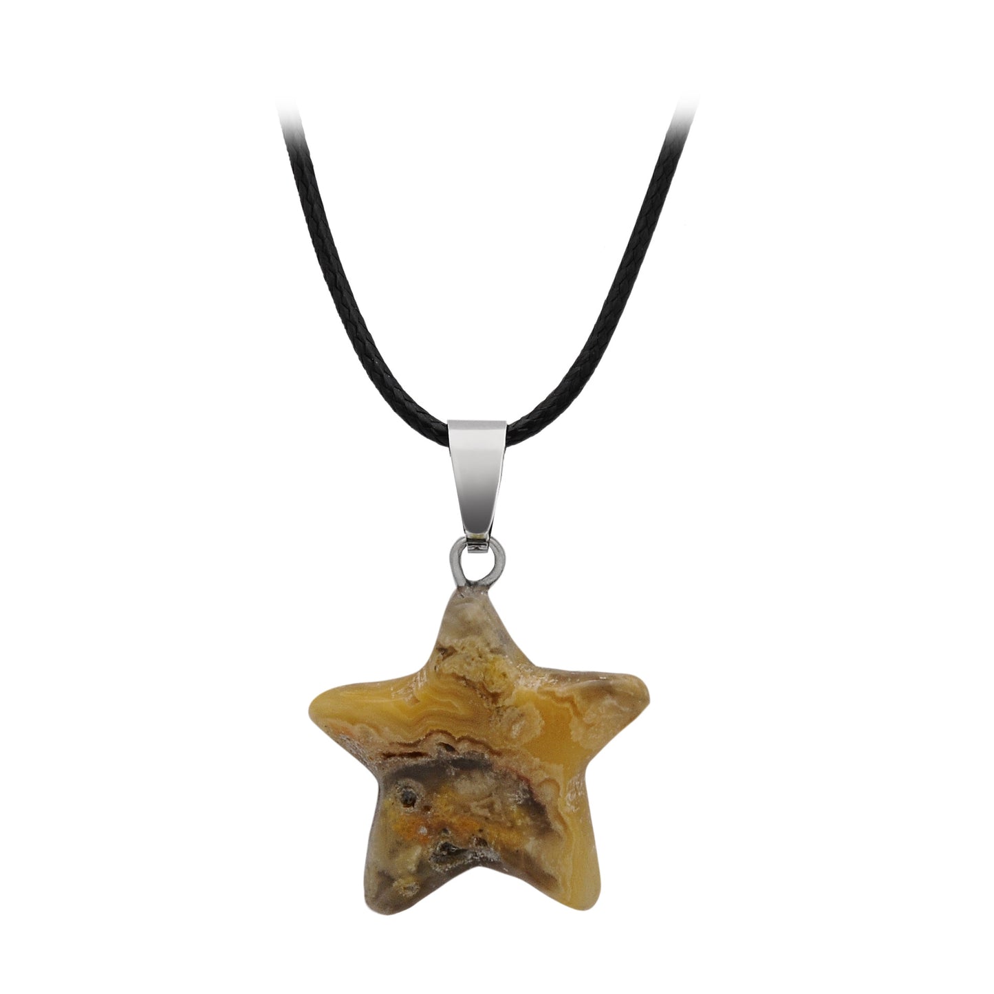 Pentagram Star Crystal Pendants for Necklace