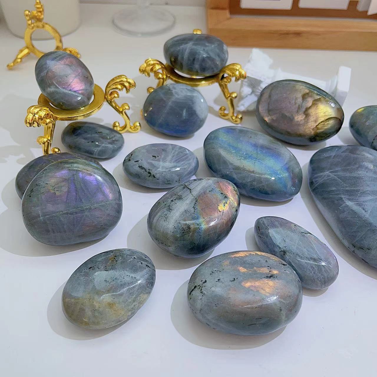 Labradorite Palm Stones