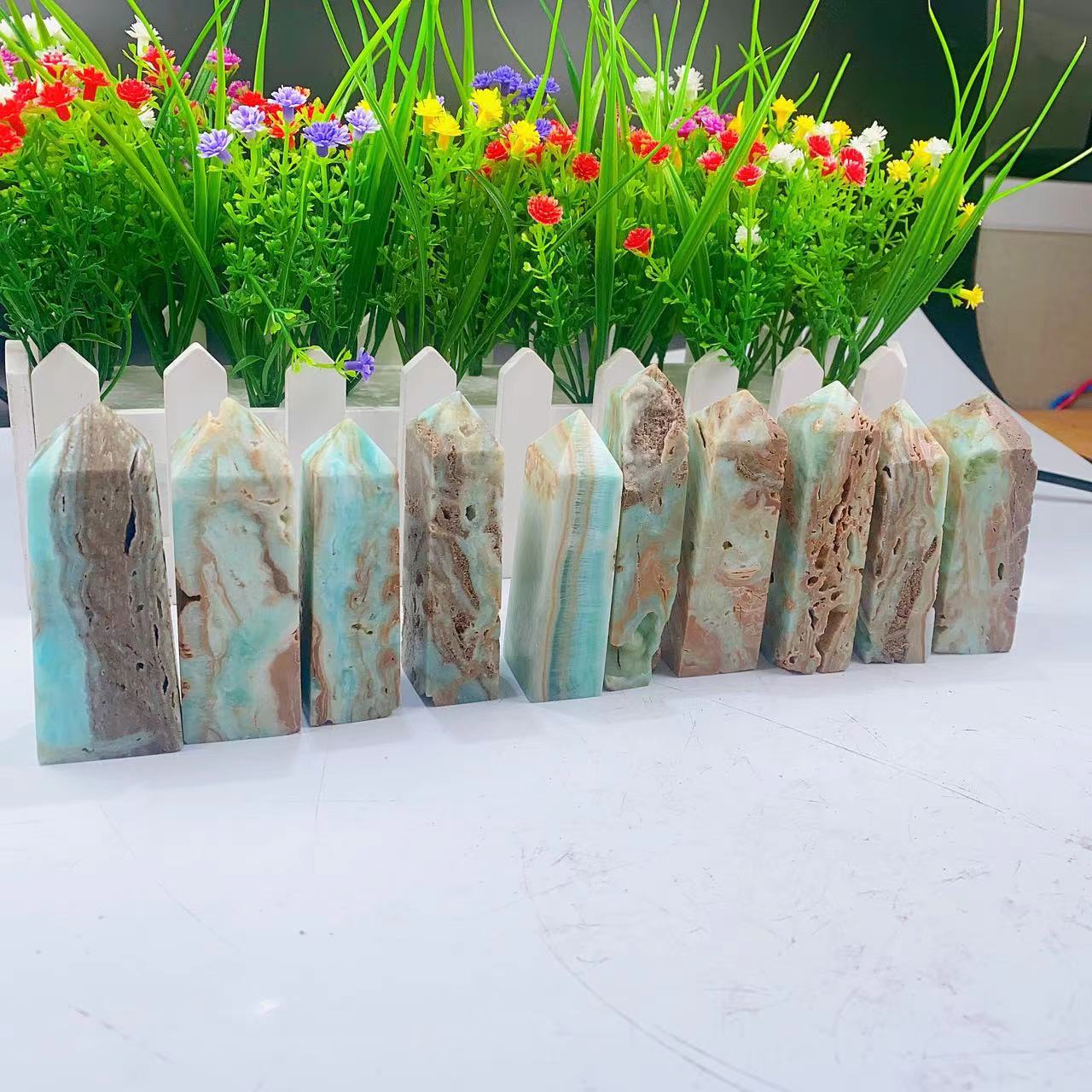 Hemimorphite Point Wands