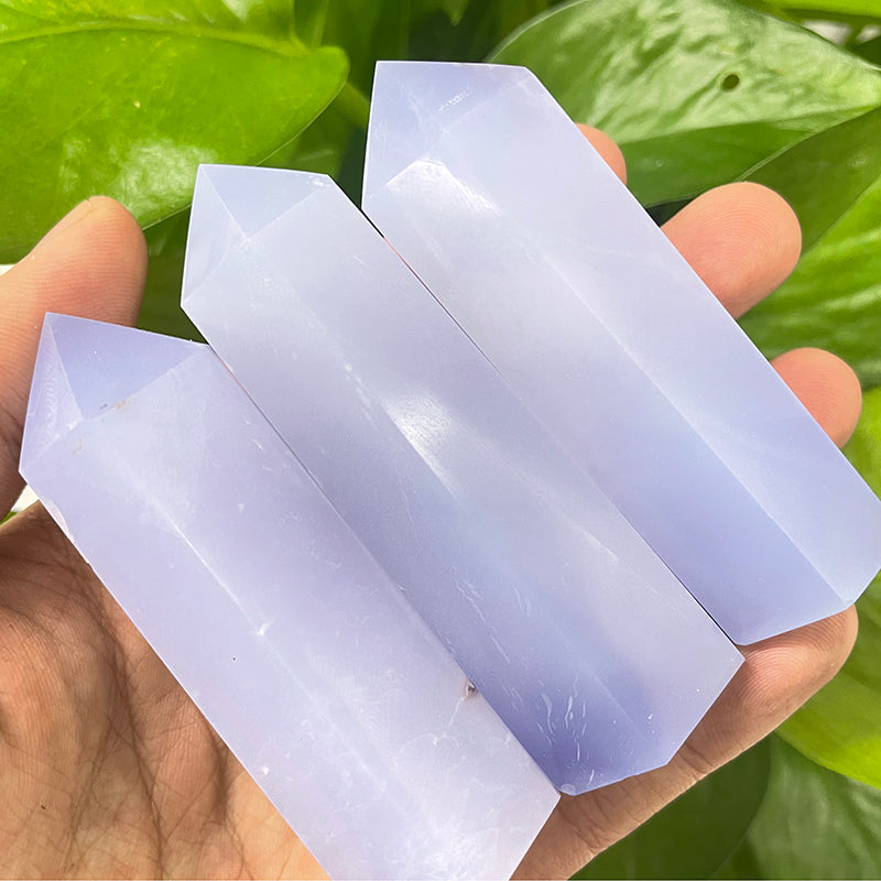 Blue Chalcedony Point Wands