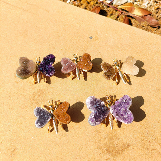 Cluster Butterfly Carvings