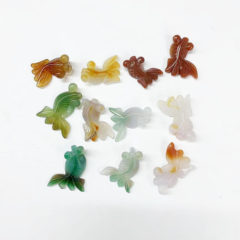 4.5cm Agate Goldfish Carvings