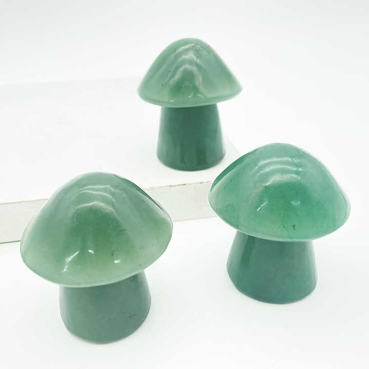 Green Aventurine Mushrooms