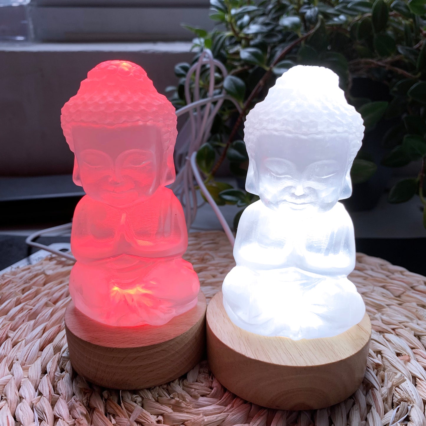 Selenite Buddha Sculpture Carvings