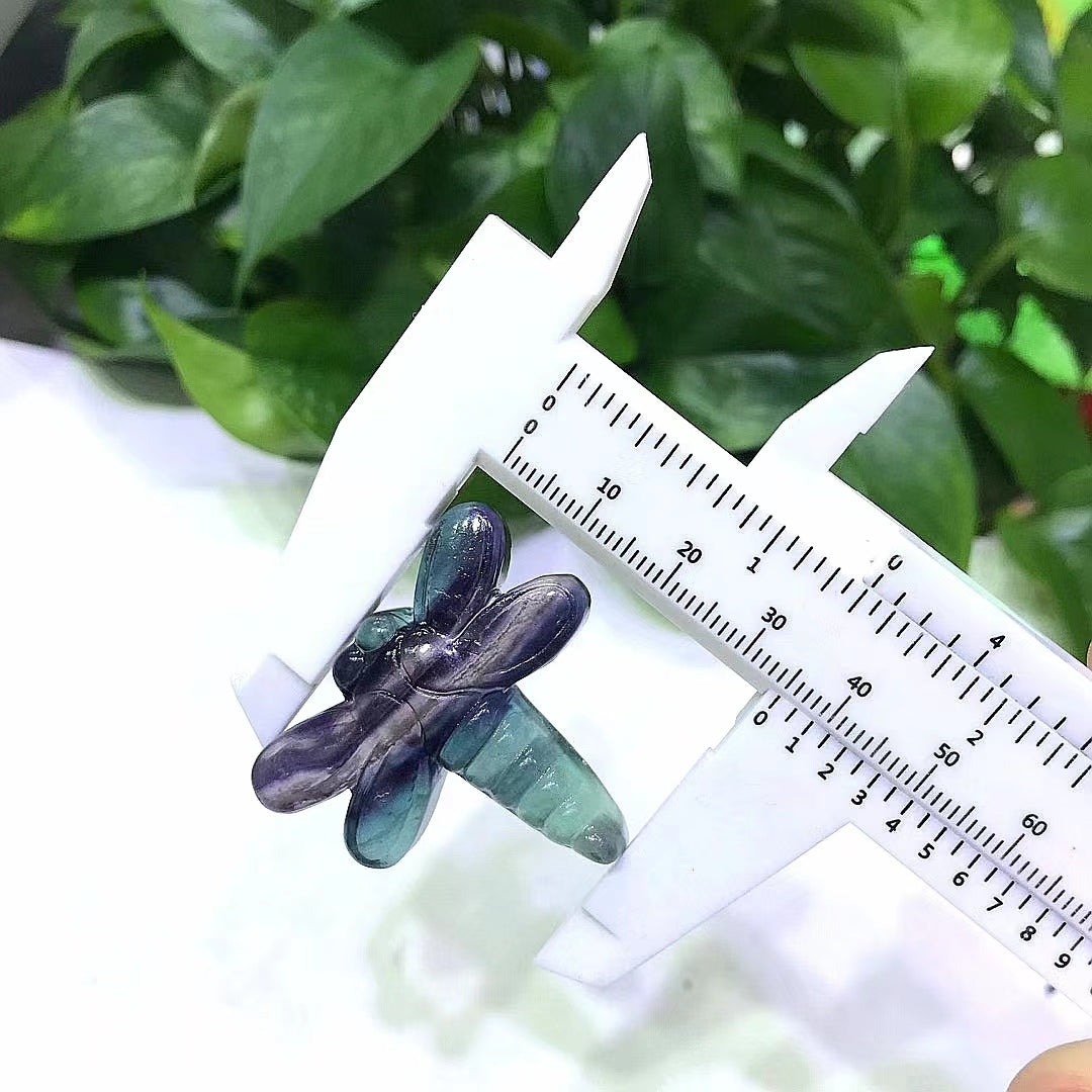 Mini Crystal Dragonfly Carvings