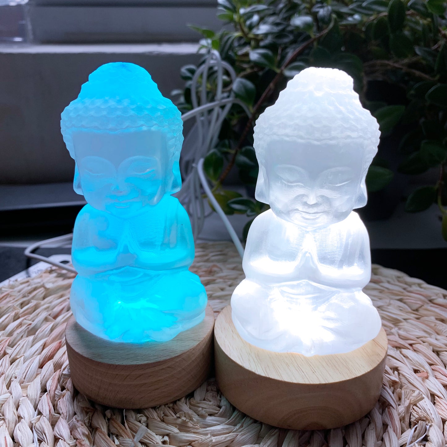 Selenite Buddha Sculpture Carvings