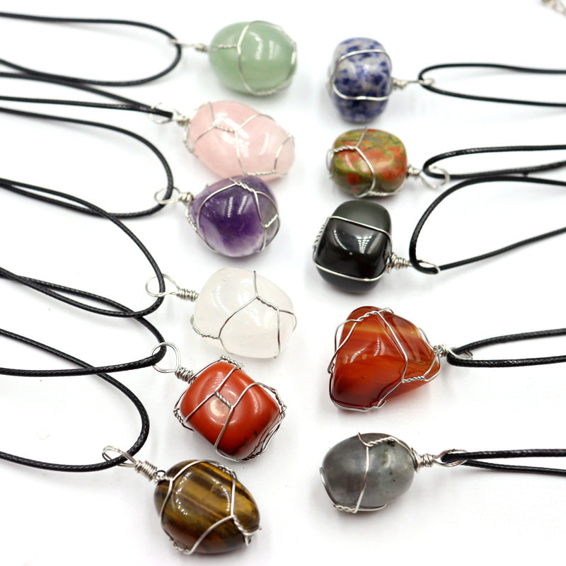 Tumble Stone Pendants