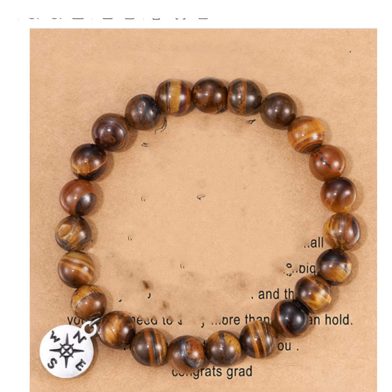 Crystal Bead Compass/Heart/Elephant/Life Tree Bracelets