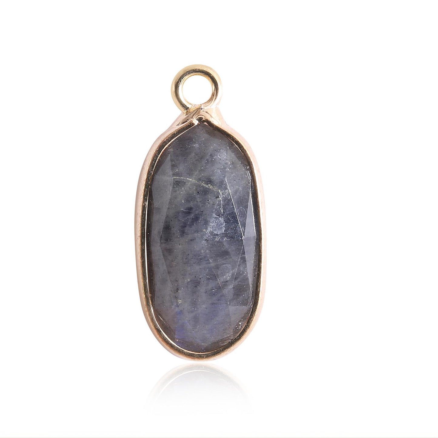 Oval Crystal Irregular Cut Pendants for Necklace
