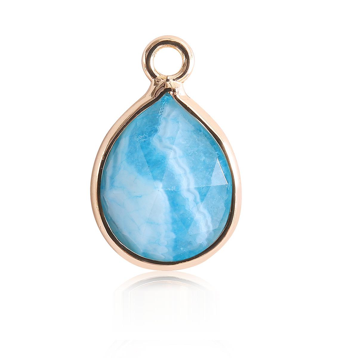Waterdrop Crystal Irregular Cut Pendants for Necklace
