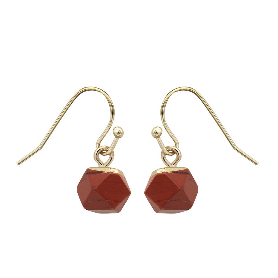 Crystal Polyhedron Earrings