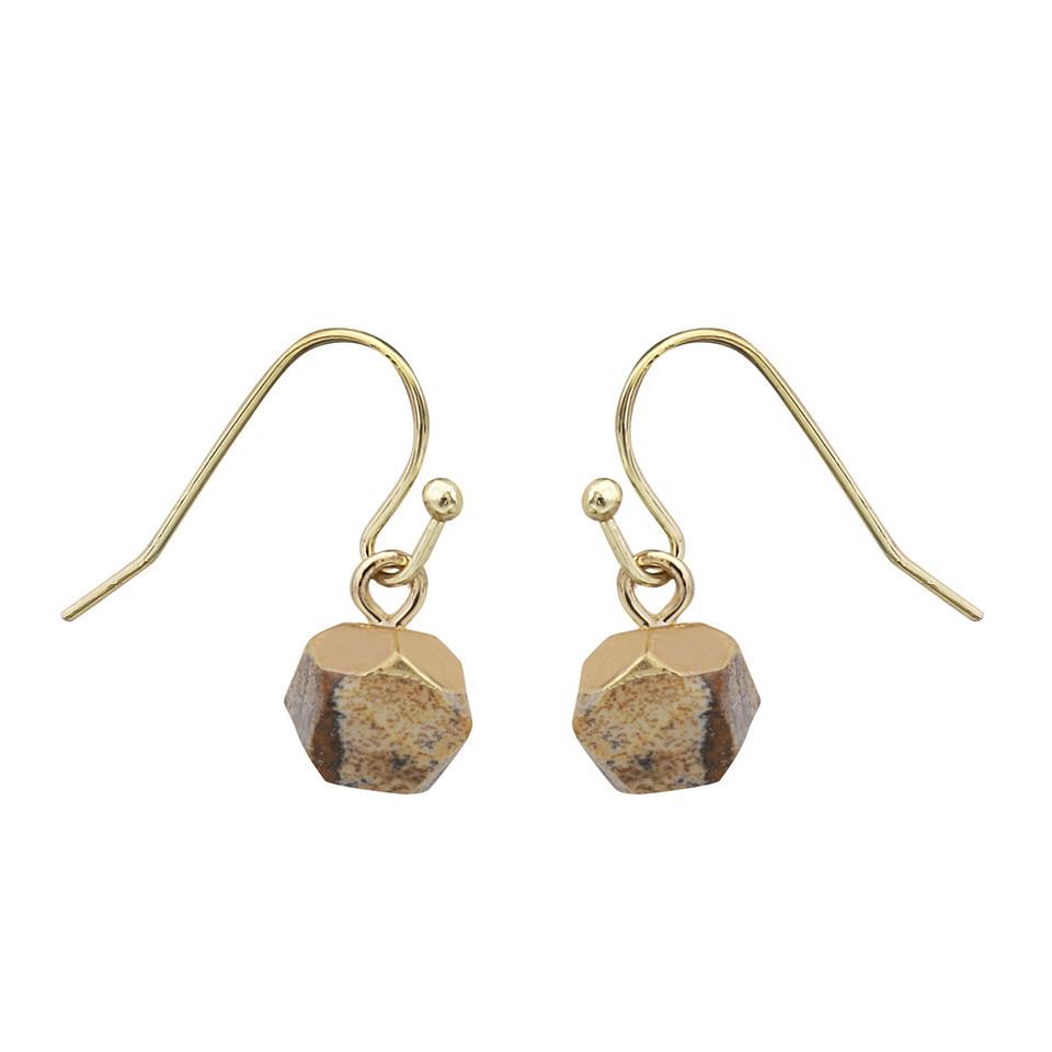Crystal Polyhedron Earrings