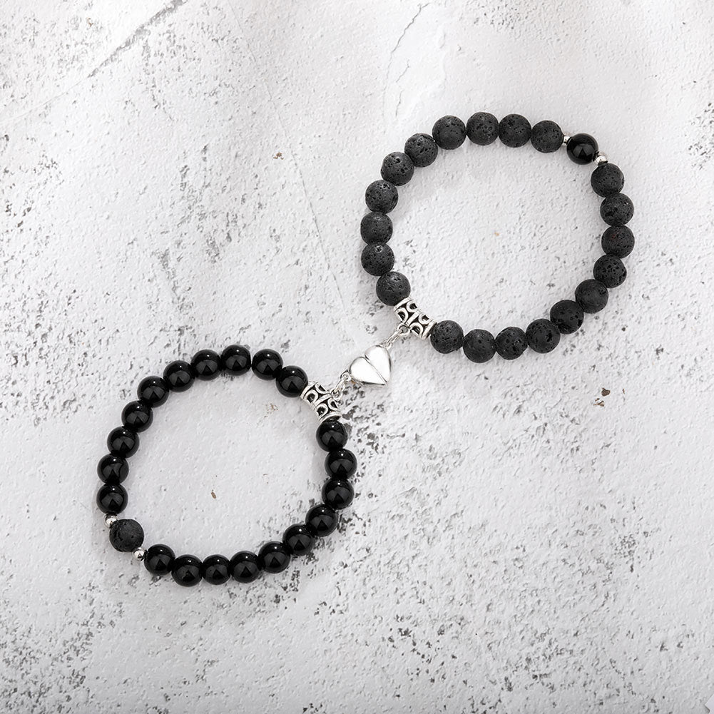 Couple Lovers Magnetic Attraction Double Bracelets