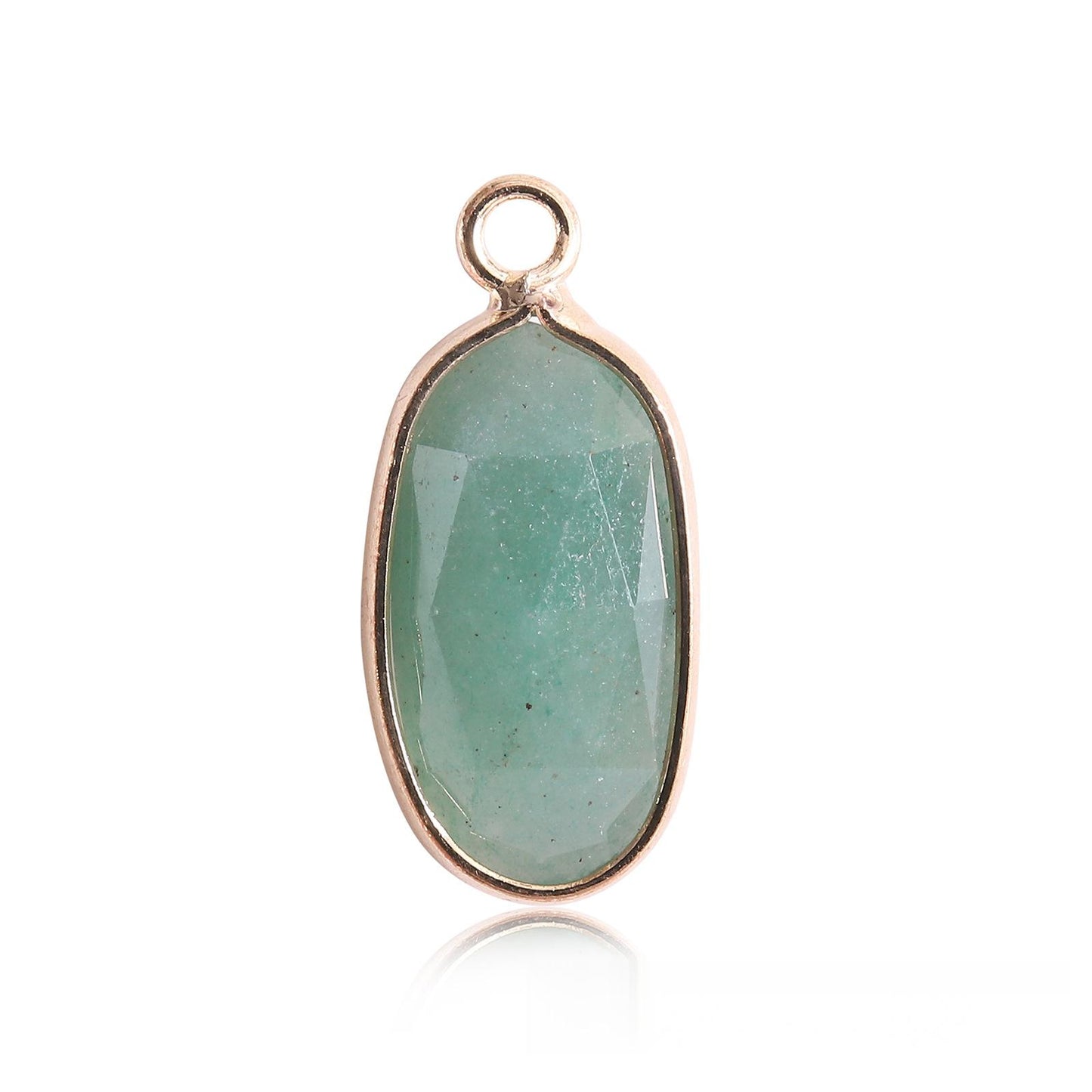 Oval Crystal Irregular Cut Pendants for Necklace