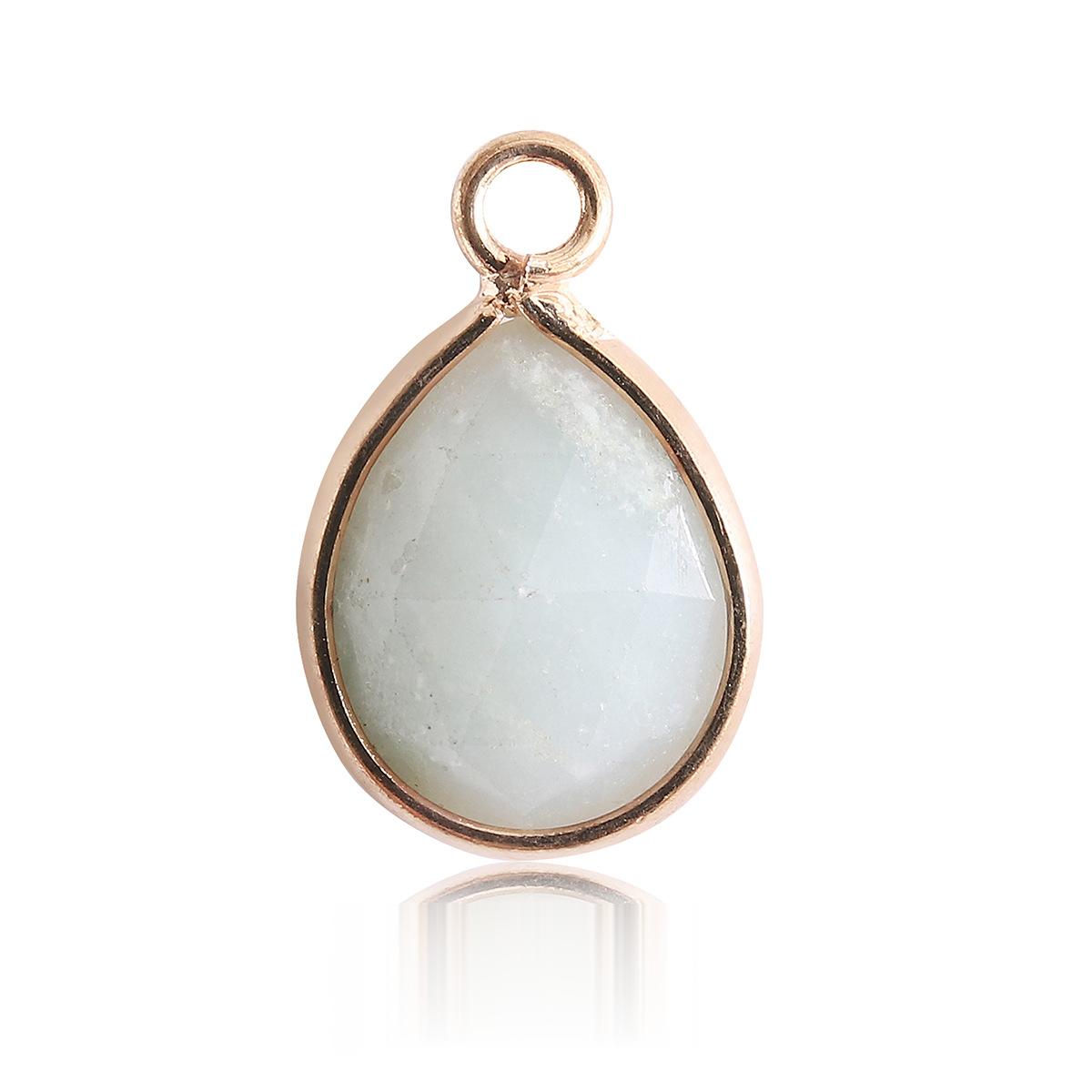 Waterdrop Crystal Irregular Cut Pendants for Necklace